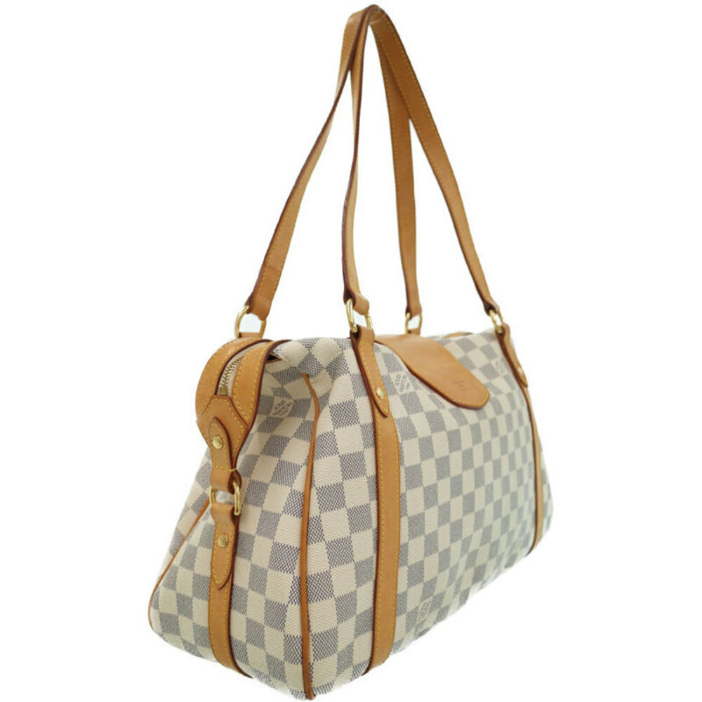 Louis Vuitton White Stresa Bag Damier Azur Shoulder